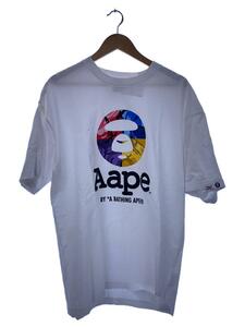 AAPE BY A BATHING APE◆Tシャツ/XL/コットン/WHT