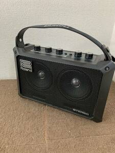 【中古現状品】Roland MOBILE CUBE STEREO ステレオ モバイル アンプ 動作未確認