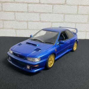 オートアートAUTOart PERFORMANCE. 1/18 スバル インプレッサimpreza 22B メタリックブルー　青　ミニカー　コレクター品　k51-330-31