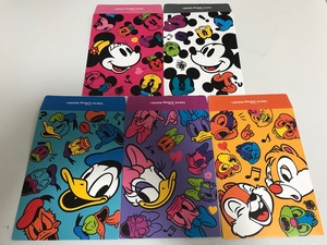 【Disney】ディズニー（ミッキー、ミニー、ドナルド、デイジー、チップ&デール）の封筒　新品未使用