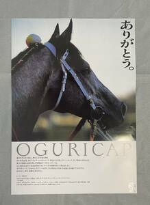 JRA ヒーロー列伝 NO.29 ありがとう。オグリキャップ OGURICAP B2ポスター 