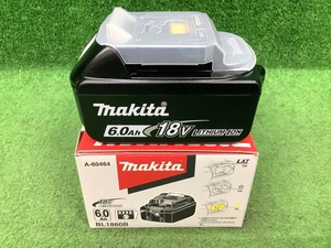未使用品 makita マキタ 18V 6.0Ah リチウムイオンバッテリ BL1860B 雪マーク付き