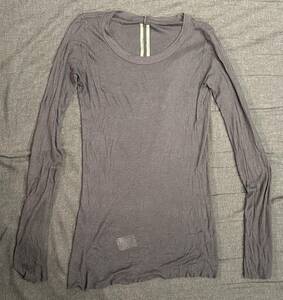 【美品】Rick Owens Long Sleeve クルーネック 長袖Tシャツ【レア】