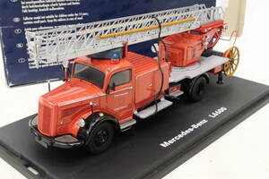 Schuco Mercedes Benz L6600 Feuerwehr メルセデスベンツ 消防車 箱付 1/43 ナクレ