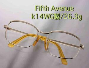 ☆＊Fifth Avenue-k14製メガネフレーム・26.3g/IP-4555
