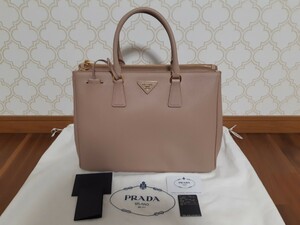 新品 未使用■PRADA プラダ サフィアーノ ハンドバッグ SAFFINO LUX CAMMEO