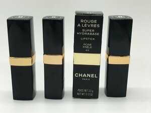 ■【YS-1】 CHANEL シャネル ■ ルージュココボーム 口紅 2本セット ■ 赤系 142 44 【同梱可能商品】K■