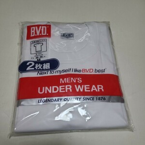 B.V.D. 丸首 半袖Tシャツ 2枚組 サイズM BVD