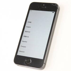 iPhone5s スペースグレイ docomo 判定〇 ジャンク #18271