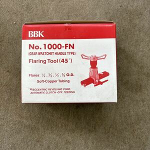 ◆BBKテクノロジーズ◆ギアラチェットハンドル型◆フレアリングツール◆1000-FN◆ 未使用品　1円