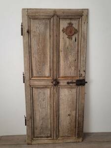フランス アンティーク 　１８９０年代後半　修道院のドア　オーク材　おへやのドア　カッコいいドア　お洒落ドア　ショップディスプレー
