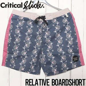 [クリックポスト対応] ボードショーツ サーフパンツ Critical Slide クリティカルスライド TCSS RELATIVE BOARDSHORT BS2350　 34インチ