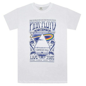 PINK FLOYD ピンクフロイド Carnegie Hall Poster Tシャツ WHITE Sサイズ オフィシャル