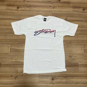 M 新品 Stussy ステューシー 半袖 Ｄｏｔｓ ヴィンテージロゴ Tシャツ 白 ホワイト USA正規品 ストリート ラグナビーチ 綿100% (14)