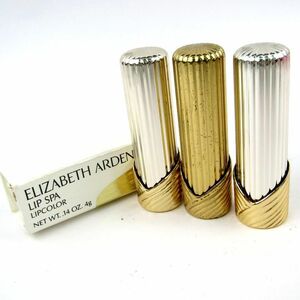 エリザベスアーデン 口紅 リップスパ09他 3点セット まとめて 難有 箱汚れ有 レディース ElizabethArden