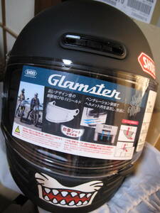 SHOEI Glamster グラムスター チーターカスタム フルフェイスヘルメット 　マットブラック　Lサイズ　22年製