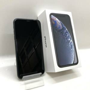 【1円～】Apple iPhone XR 64GB [ブラック] MT002J/A アップル製品 スマホ 利用制限〇 初期化/動作確認済【中古品】