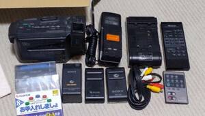 FUJIX 8ミリビデオカメラ　フジックス バッテリー　リモコン　付属品　ジャンク　新品8ミリテープ
