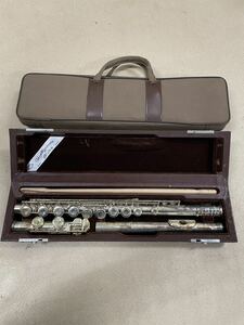 MIYAZAWA ミヤザワ　Flute フルート MS-70 A442 ケース付き　変色あり　動作未確認