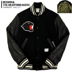 【Y43】【極美品】BEDWIN&THE HEARTBREAKERS ベドウィン アンド ザ ハートブレイカーズ スタジャン カモフラージュ 迷彩 サイズ1