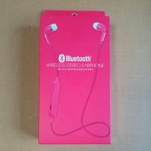 ◎Bluetooth ワイヤレス 高音質 ステレオイヤホン ハンズフリー通話 ピンク