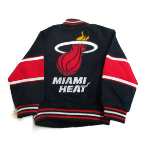 BD36)JH Design Miami HEAT ツイルジャケット/NBA/HEA302TEA3/6/マイアミ・ヒート/キッズ/子供/6才/USサイズ