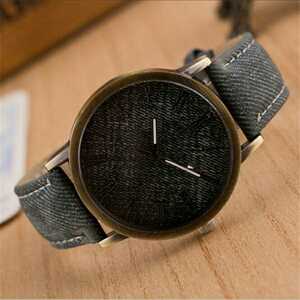 新品　腕時計　カジュアル　ブラック　黒色　13