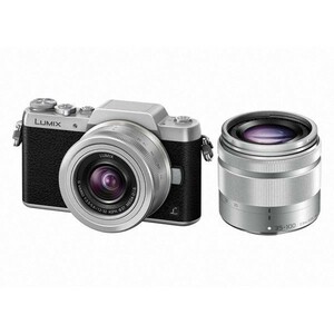 中古 １年保証 美品 Panasonic LUMIX DMC-GF7 ダブルレンズキット シルバー