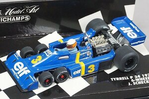 ミニチャンプス PMA 1/43 Tyrrell ティレル P34 J.シェクター 1976 #3 6輪車 430760003