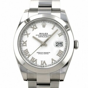 ロレックス ROLEX デイトジャスト 41 126300 ホワイトローマ文字盤 新品 腕時計 メンズ