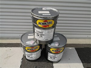 在庫あり　ペンズオイル　プラチナム 0W-20 100％化学 SP 20L　GF-6 ペンゾ PENNZOIL ハイブリット 全般 ハリアー プリウス アクアP59