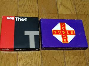 ☆　The-T ザ・ティー ＋ クロスパズル　２個セット　木製　玩具　グッズ　☆