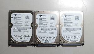 KN3810 【中古品】 Seagate ST500LM021 HDD 3個セット