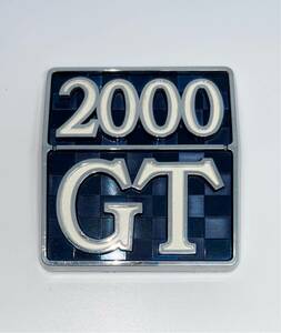 純正品 ハコスカ ４ドア 前期 45年式 GT 用 リア エンブレム 中古品 ◆ GC10 ニッサン スカイライン ケンメリ S30Z 旧車 44 43