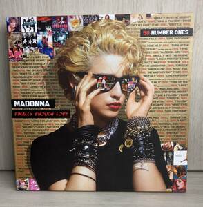 【輸入盤LPレコード】MADONNA FINALLY ENOUGH LOVE 50 NUMBER ONES （Rainbow Edition） 6枚組アナログレコード マドンナ【冊子破れあり】