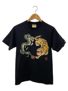 A BATHING APE◆Tシャツ/S/コットン/BLK/プリント