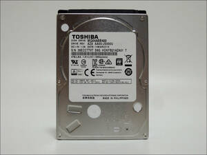 TOSHIBA 2.5インチHDD MQ04ABB400 4TB SATA #12257