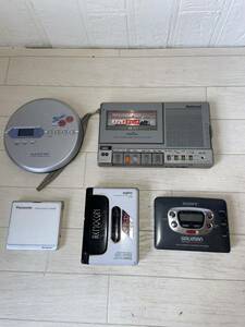 ☆ CD/MD/カセットプレーヤー SONY National Panasonic SANYO AIWA ポータブルプレーヤー ジャンク☆