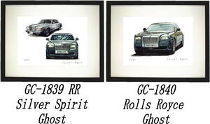 GC-1839 RRシルバースピリット/Ghost・GC-1840 Ghost限定版画300部 直筆サイン有 額装済●作家 平右ヱ門 希望ナンバーをお選びください。