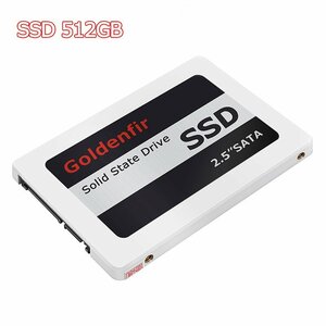 SSD Goldenfir 512GB SATA3 / 6.0Gbps 新品 2.5インチ 高速 NAND TLC 内蔵 デスクトップPC ノートパソコン