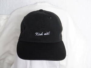 [ニューハッタン] 　ＮＥＷＨＡＴＴＡＮ　　帽子　　キャップ　　黒　　フリーサイズ　　　美品