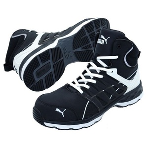 新品 PUMA プーマ 安全靴 VELOCITY 2.0 ヴェロシティ2.0 ブラック＆ホワイト 63.342.0 27.5cm