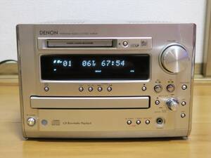 DENON CD/MDコンポ D-ME33 動作良好 リモコン・取説付き 即決