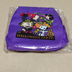 SNOOPY スヌーピー ハロウィンバッグ アサヒ飲料 バッグ 紫 パープル ポーチ 非売品 特典 ノベルティ