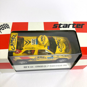 【ジャンク品】【JK931】starter スターター 1/43 CITROEN ZX シトロエン ZX PARIS-DAKAR パリダカ 1991 REF R125◎一部難有パーツはずれ等