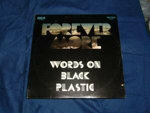 LP【フォーエヴァー モア/Forever More】Words On Black Plastic
