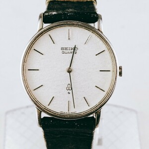 SEIKO セイコー 腕時計 クウォーツ 4130-8000 シャリオ 時計 ヴィンテージ 2針 白文字盤 アクセ アクセサリー アンティーク レトロ