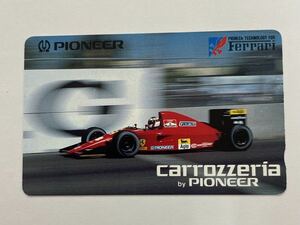 ◆テレホンカード 50度数 テレカ CARROZZERIA by PIONEER フェラーリ レーシングカー