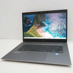 ▽HP ZBook Studio G5 モバイルワークステーション【Core i7-8750H/32GB/SSD512GB (NVMe）/Quadro P1000/Win11-Pro/Full HD】