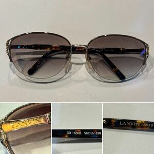 ☆LANVIN PARIS ランバン☆鼈甲フレーム サングラス ☆30-6901 5816-130☆